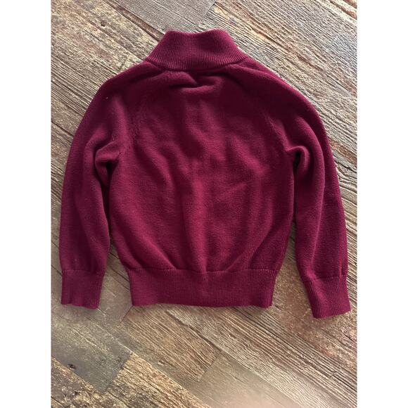 J. Crew Crewcuts Kids Cotton-Cashmere 1/2 Zip Sweater - Picture 3 of 5